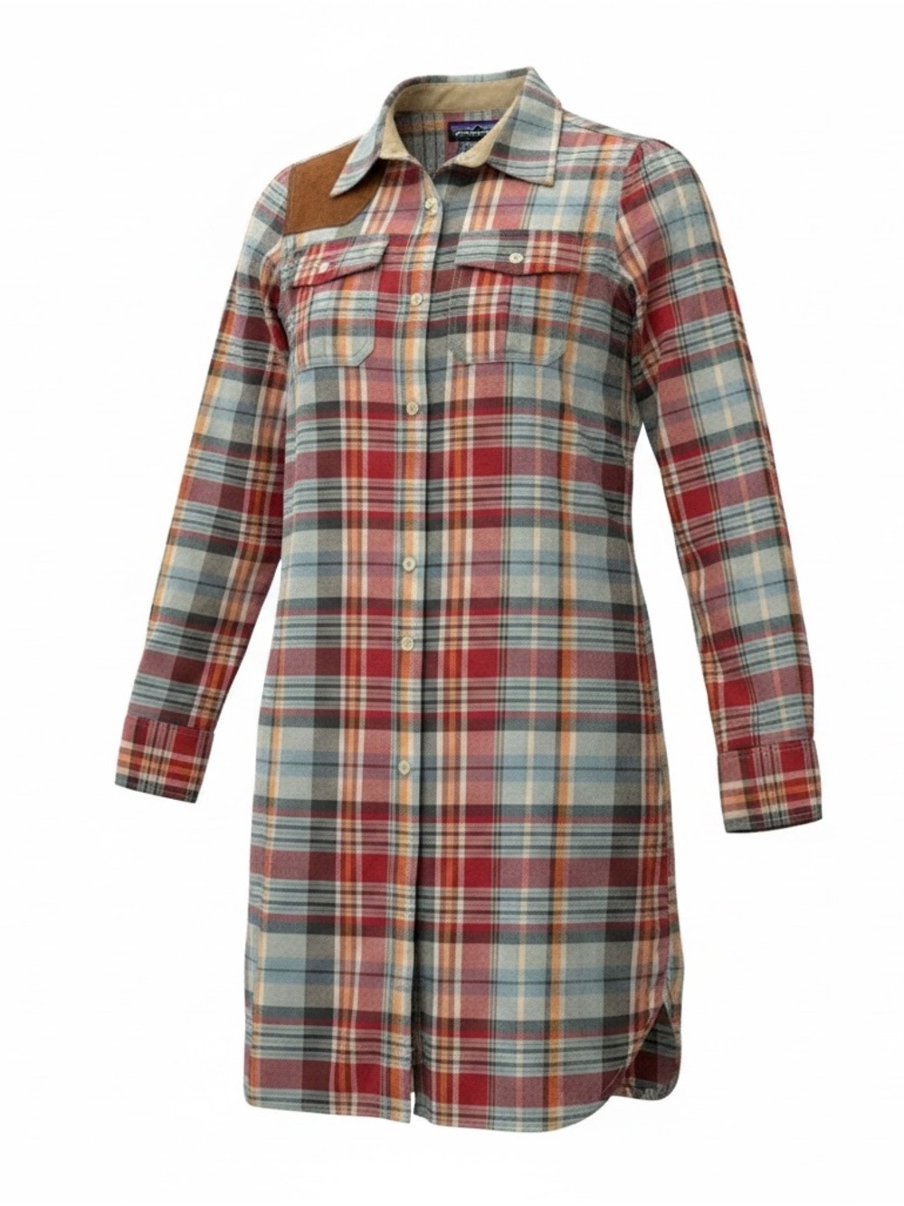 Ralph Lauren Plaid Shirt with Red, Light Blue & Tan Accents
